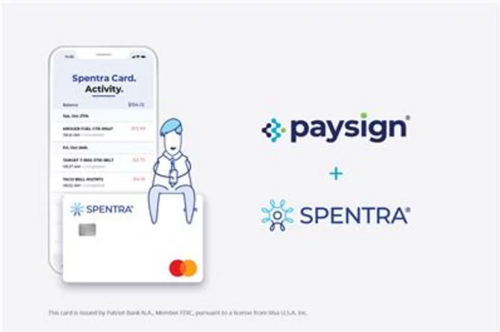 Paysign and Spentra Announce Integration and Payroll Card Program