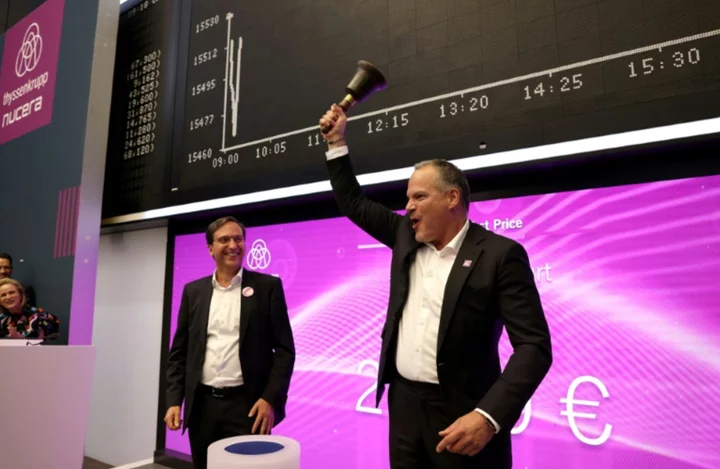 Thyssenkrupp's hydrogen unit surges in stock market debut