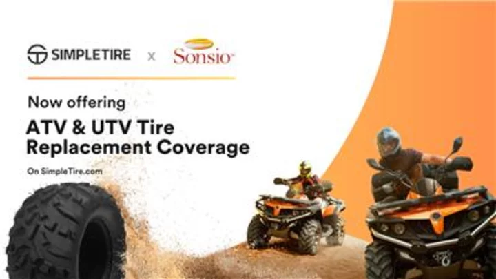 SimpleTire Partners with Sonsio Vehicle Protection to Introduce ATV/UTV Tire Replacement Coverage - Meeting the Needs of a Thriving Market