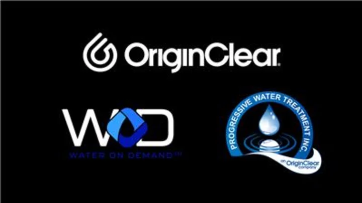OriginClear Merges Its Water On Demand and Progressive Water Treatment Subsidiaries