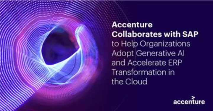 Accenture Collaborates with SAP to Help Organizations Adopt Generative AI and Accelerate ERP Transformation in the Cloud